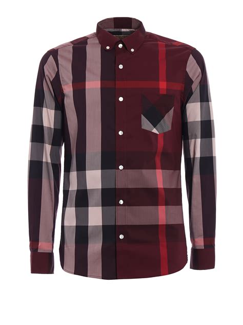 burberry london check shirt|burberry uk official site.